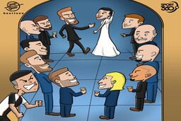 غیبت رونالدو در مراسم ازدواج راموس سوژه رسانه‌ها+عکس