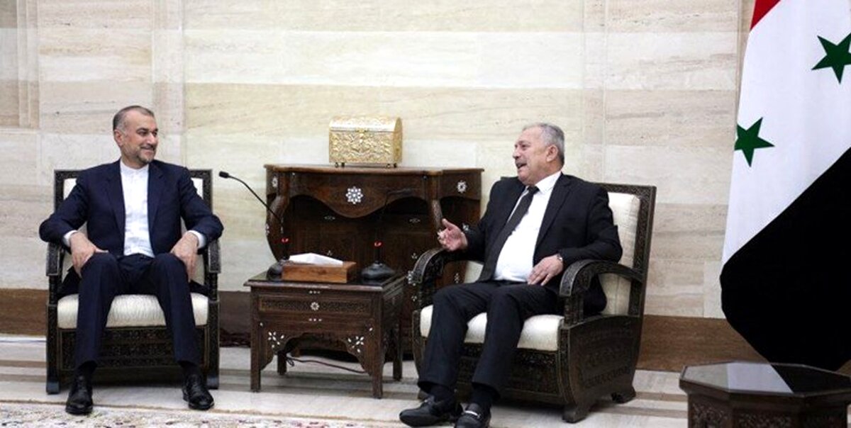 نخست‌وزیر سوریه در دیدار امیرعبداللهیان: قدردان حمایت‌های ایران هستیم