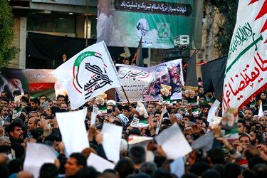 تشییع پیکر «حاج قاسم و ابومهدی» در اهواز