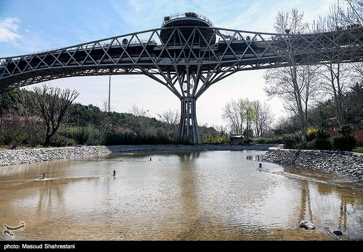 خودکشی مرگبار از روی پل طبیعت تهران