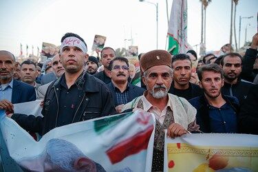 تشییع پیکر «حاج قاسم و ابومهدی» در اهواز