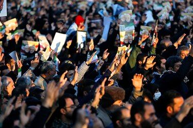 تشییع پیکر «حاج قاسم و ابومهدی» در اهواز