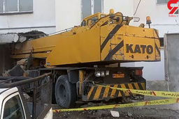 راننده جرثقیل مرگ بیرون پرید شاگردانش کشته شدند + عکس شوک آور در پردیس