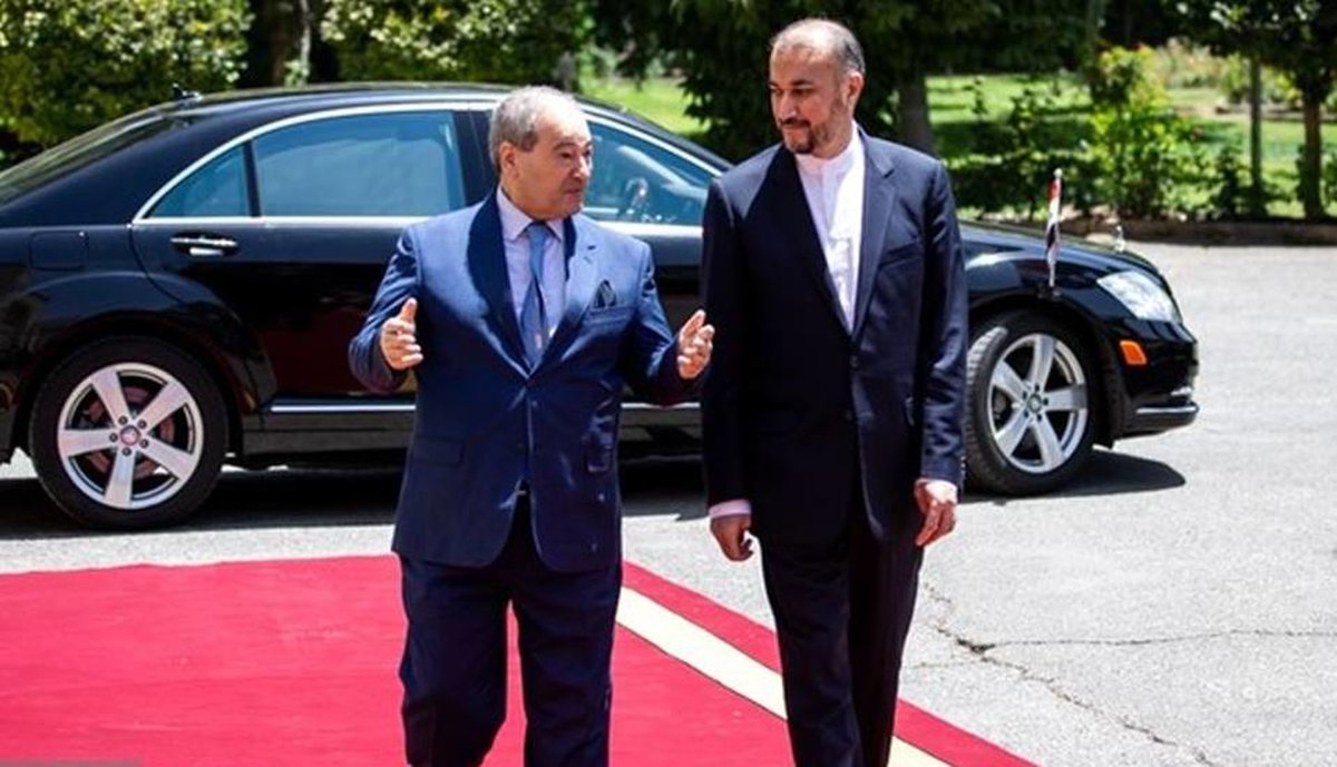 استقبال امیرعبداللهیان از فیصل مقداد در تهران