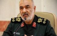 فرمانده کل سپاه: همچنان مصمم در برابر دشمن شمشیر می‌زنیم‌