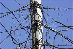 سارق کابل برق حین سرقت خشک شد