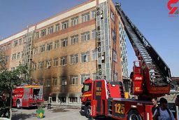 نجات 50 زن و مرد مشهدی از آتش سوزی خانه کارگر / 24 نفر زخمی شدند + عکس