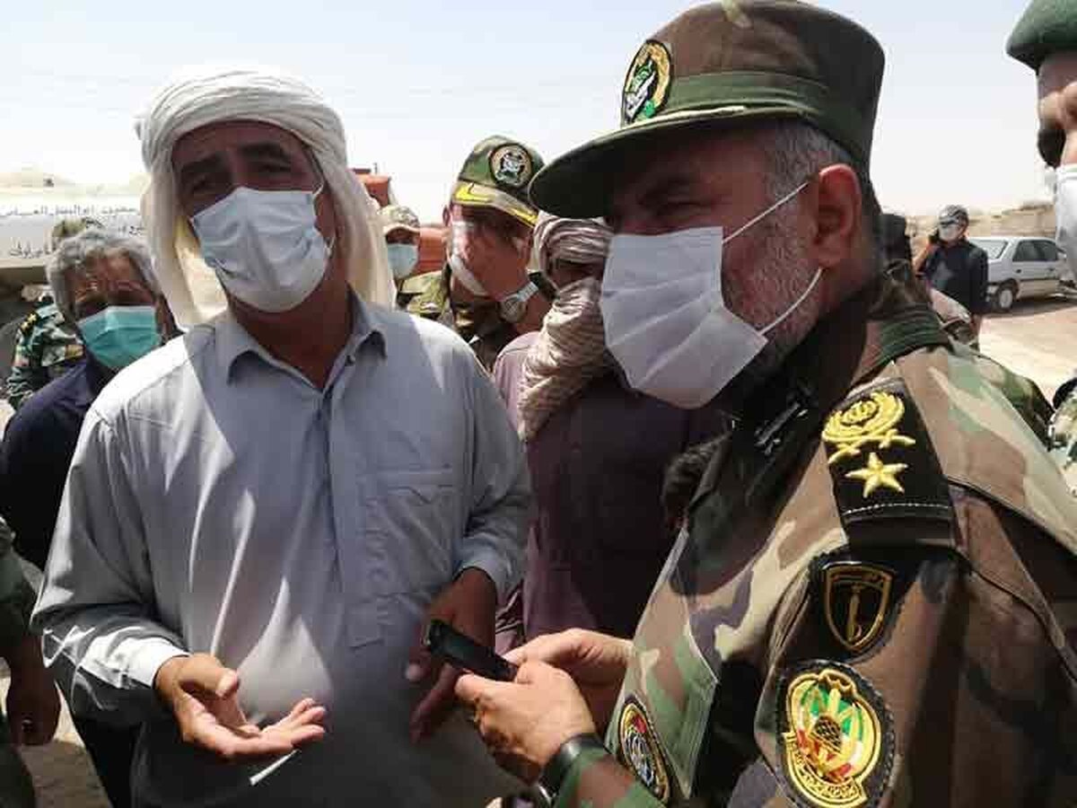 فرمانده نزاجا: تا زمان حل مشکلات مردم در سیستان و بلوچستان می‌مانیم