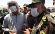 فرمانده نزاجا: تا زمان حل مشکلات مردم در سیستان و بلوچستان می‌مانیم