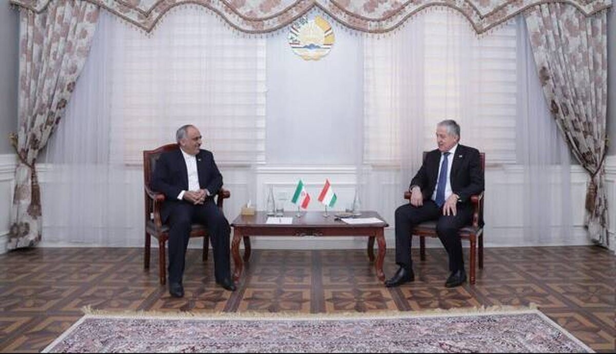 دیدار خداحافظی سفیر ایران با وزیر خارجه تاجیکستان