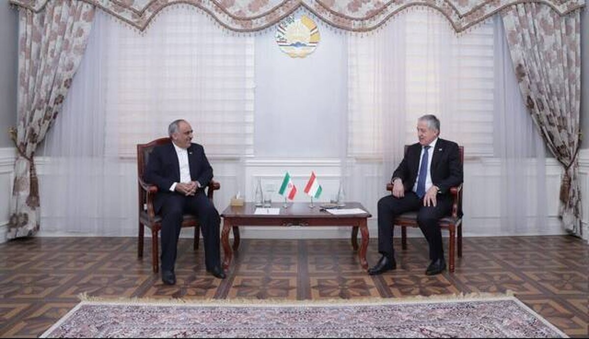 دیدار خداحافظی سفیر ایران با وزیر خارجه تاجیکستان