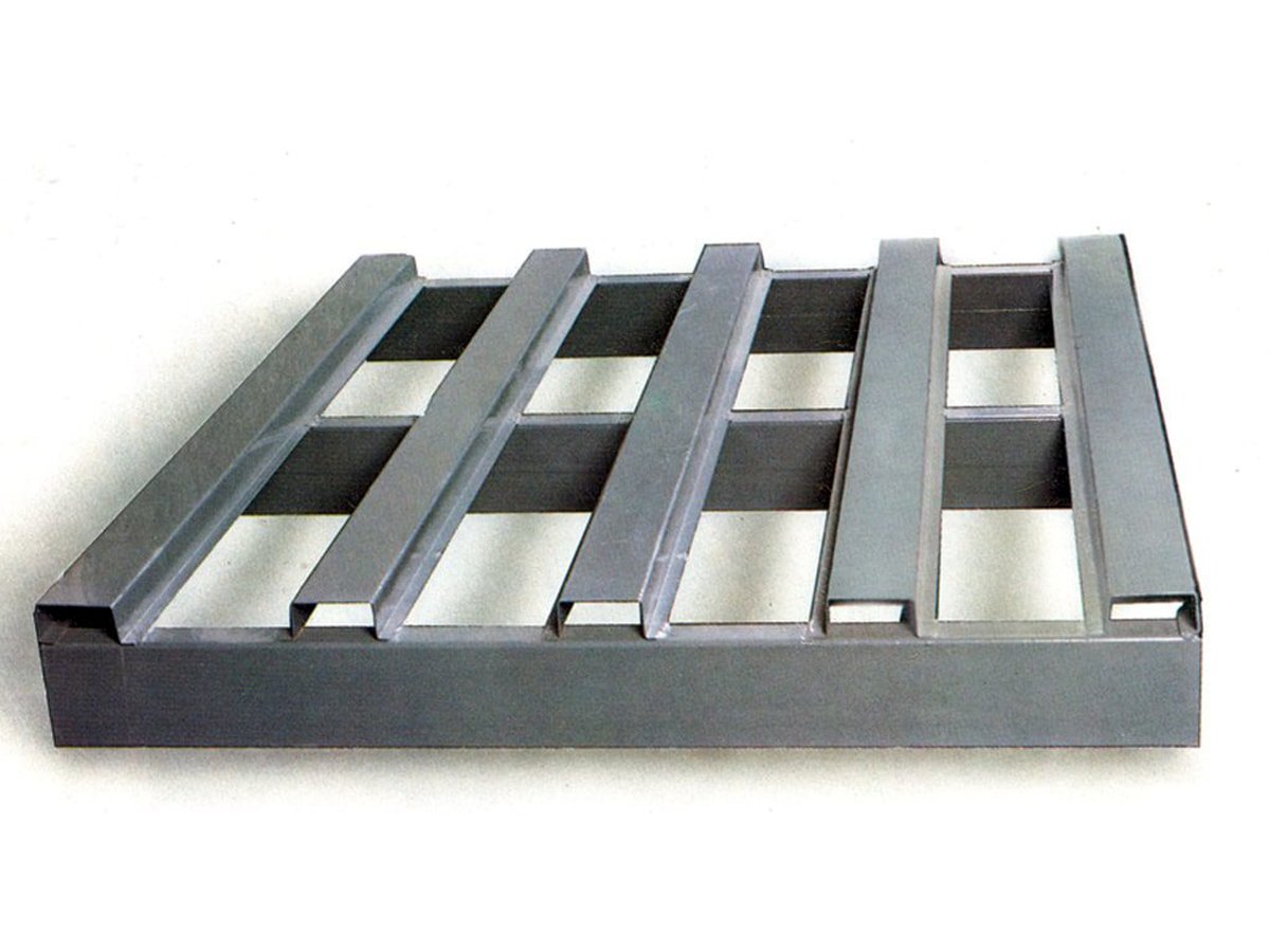 انبار تجهیز آسیا تولید کننده انواع پالت فلزی مسطح و دیواره دار