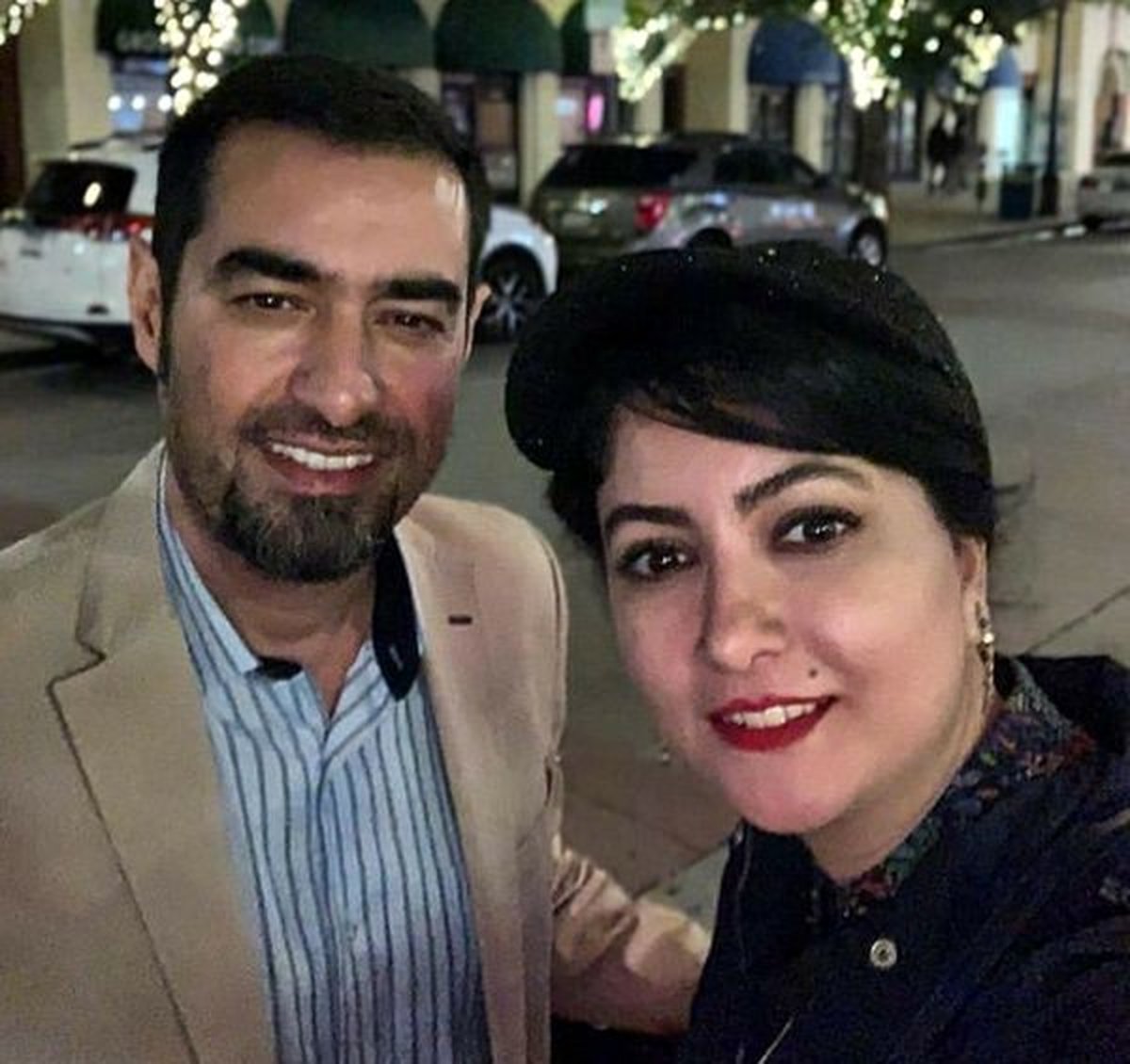 شهاب حسینی و بازیگر زن سریال دردسر والدین در آمریکا+عکس