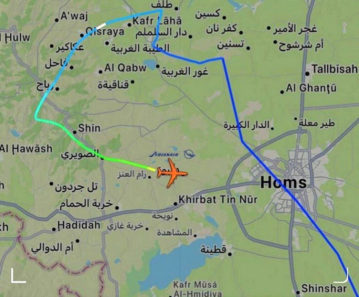 فرود هواپیمای اسد در مسکو؟