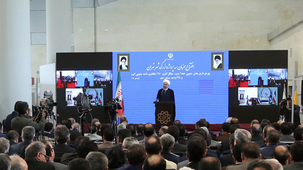 روحانی در مراسم افتتاح خط 6 مترو: سیل فروردین صدای رسای طبیعت بود و باید سال ۹۸ را سال آزاد سازی طبیعت در کل ایران کنیم/ تهران باید توسط جنگلها محاصره شود