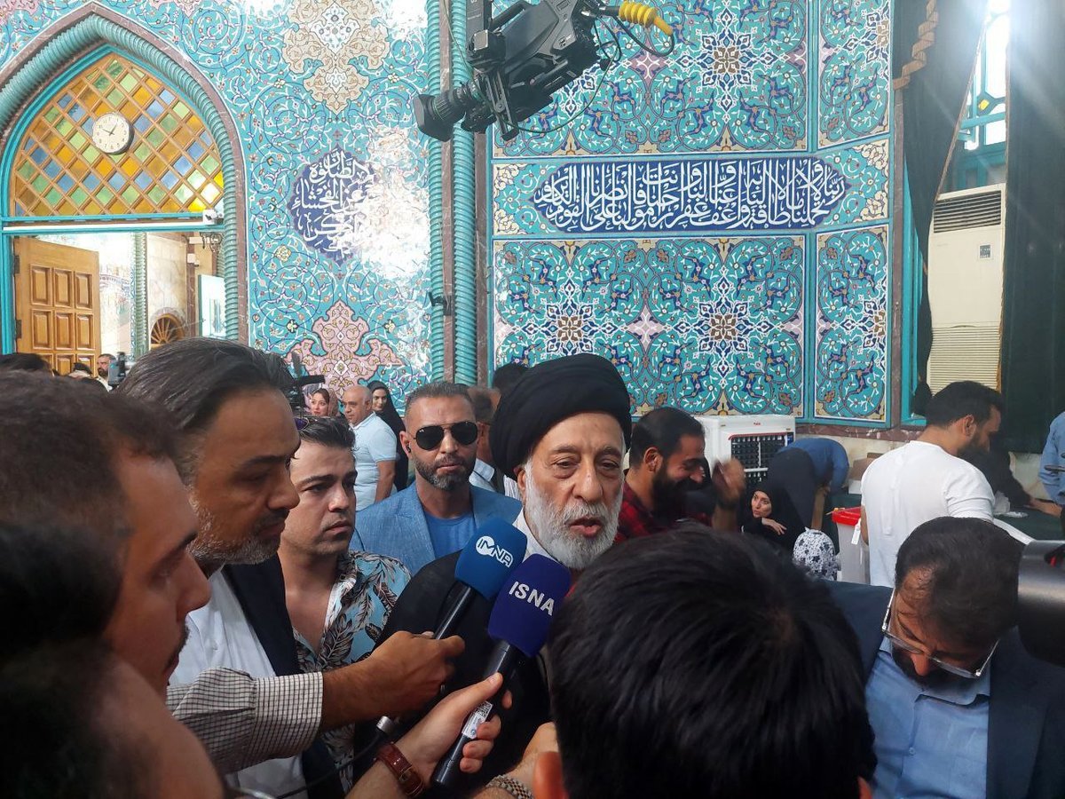 هادی خامنهای در انتخابات ریاست جمهوری شرکت کرد+ عکس