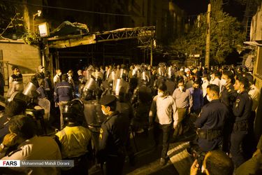آتش سوزی سینا اطهر