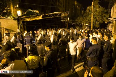 آتش سوزی سینا اطهر