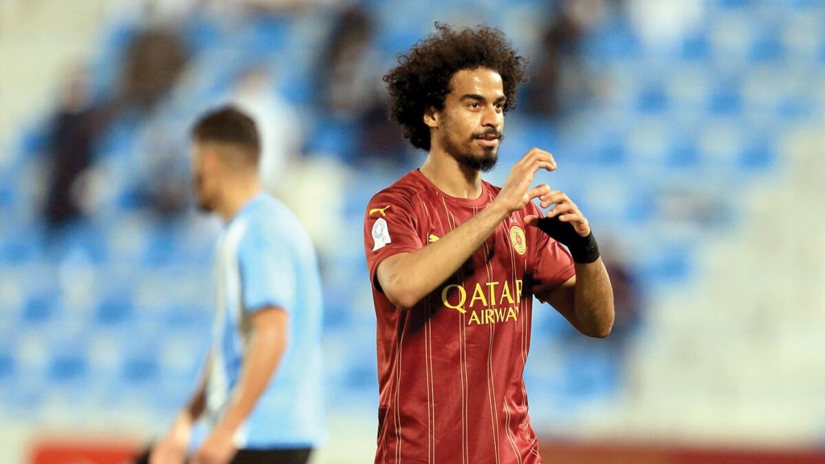 اکرم عفیف بهترین بازیکن سال قطر شد