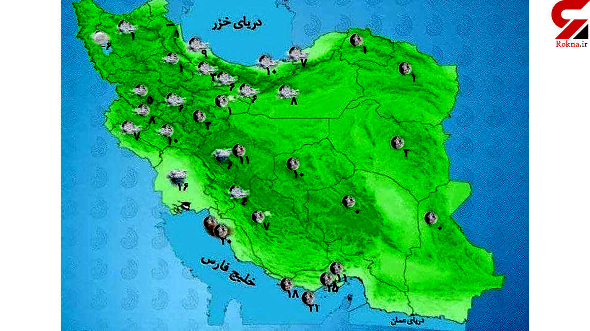 اسامی استان هایی که درگیر برف و بارش می شوند + جزئیات