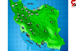 اسامی استان هایی که درگیر برف و بارش می شوند + جزئیات