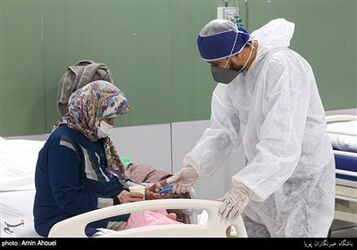 نقاهتگاه بیماران کرونایی در مرکز سلامت ایران‌مال
