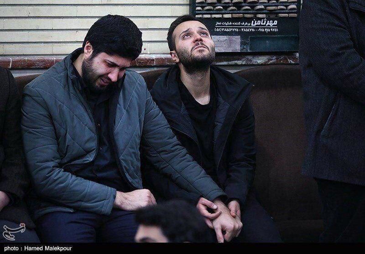 تصویر فرزند شهید سپهبد سلیمانی پس از شهادت پدر