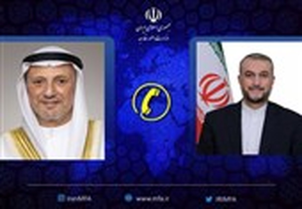 گفتگوی تلفنی وزرای امور خارجه ایران و کویت