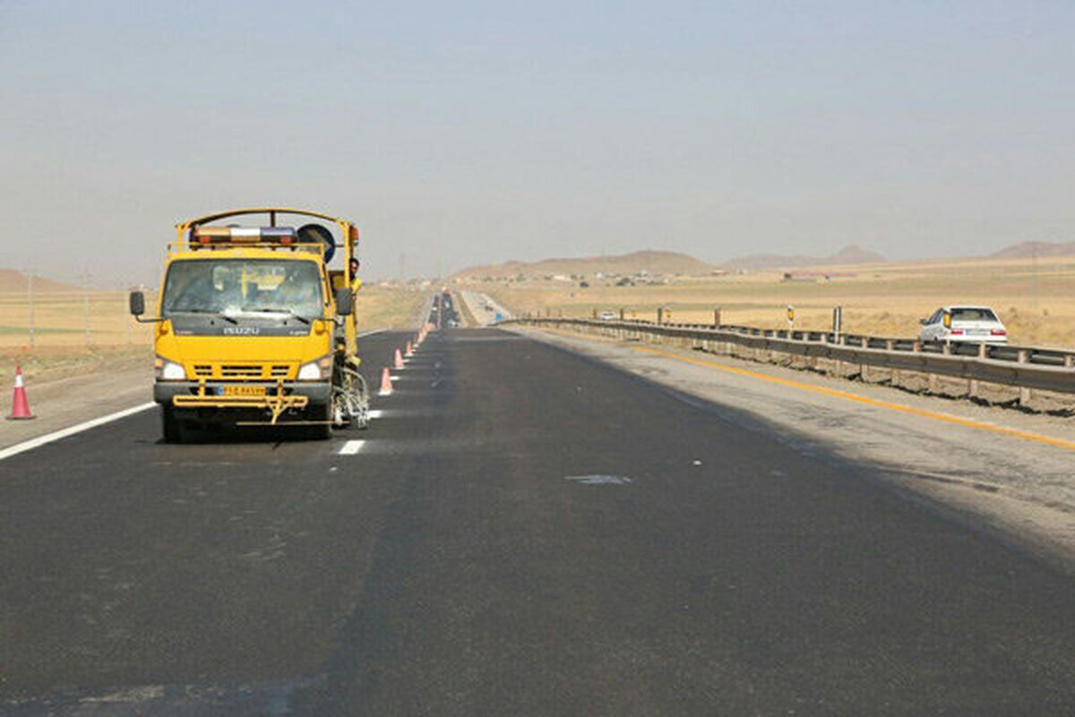 ۵۵ کیلومتر از محور هراز خط کشی شد