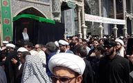  پیکر آیت‌الله شاهرودی در حرم حضرت معصومه (س) آرام گرفت