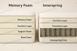 تفاوت تشک فنری و مموری فوم و خرید تشک مناسب