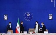 تصویر لحظه خداحافظی جهانگیری با دولت