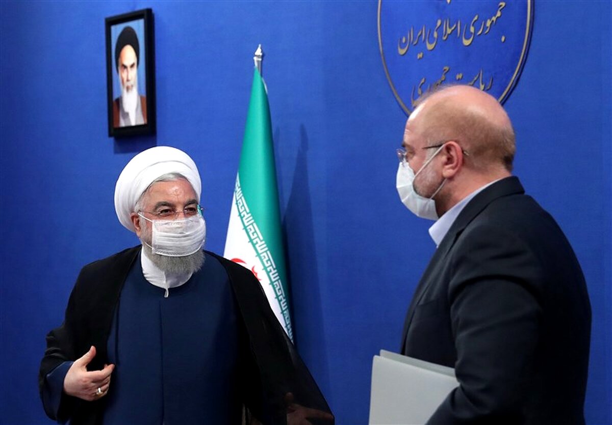 نامه روحانی به قالیباف درباره پیشنهادات اصلاحی بودجه 1400