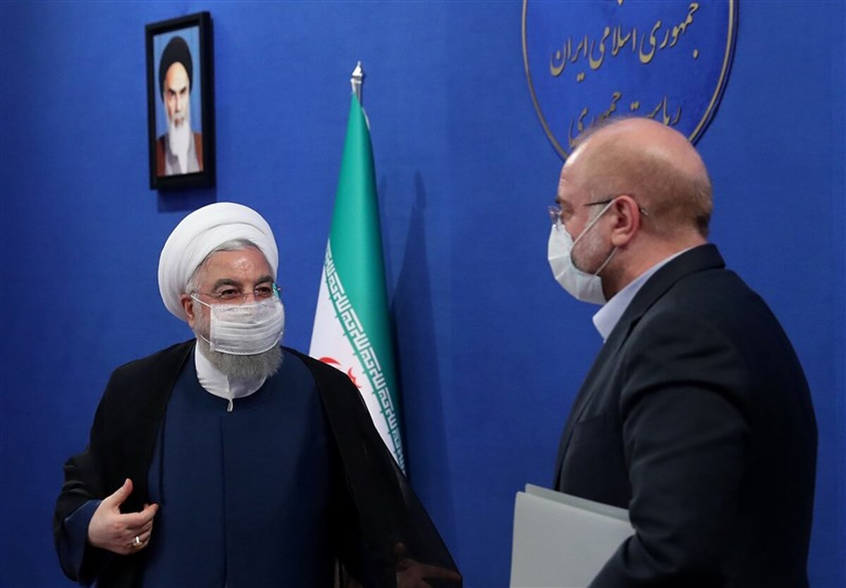 نامه روحانی به قالیباف درباره پیشنهادات اصلاحی بودجه 1400