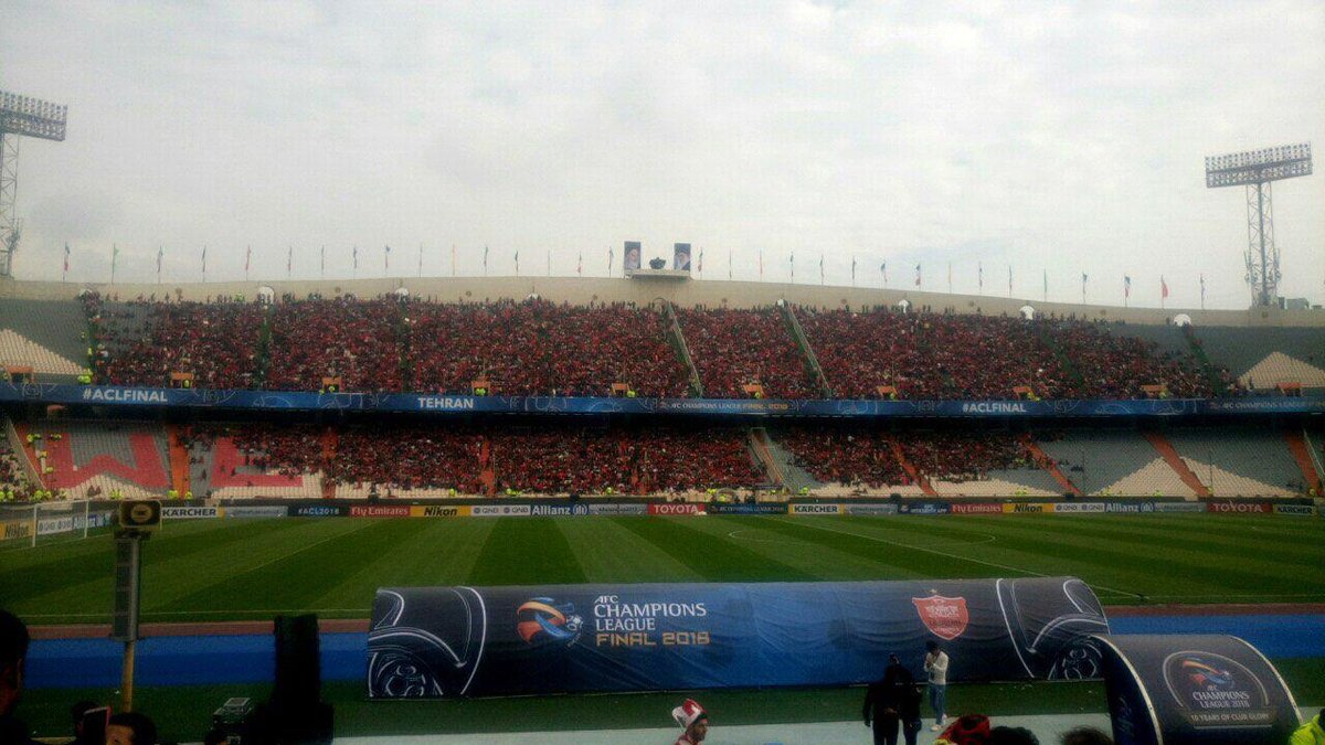 گزارش تصویری/ استادیوم آزادی شش ساعت تا شروع بازی