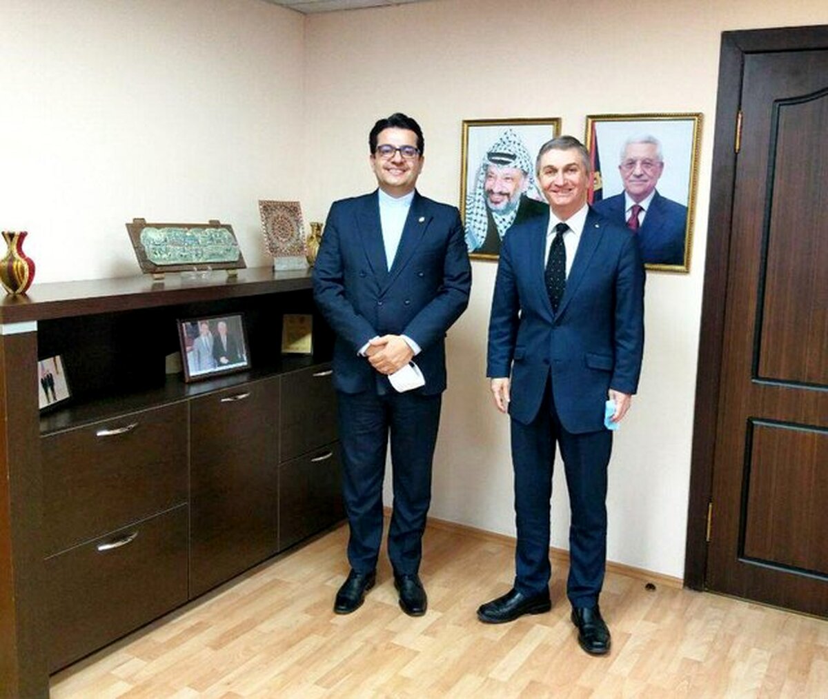 موسوی با همتای فلسطینی در آذربایجان دیدار کرد