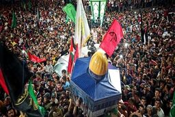 مردم تهران پیروزی مقاومت فلسطین را جشن می‌گیرند