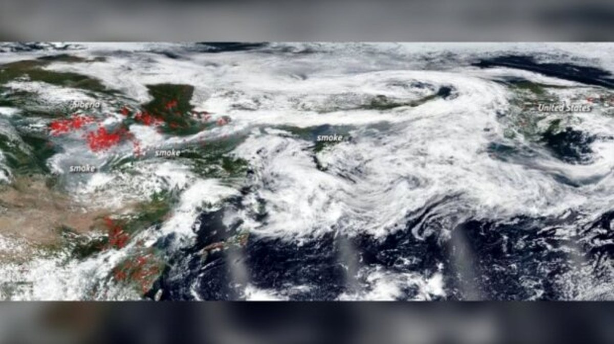  دود آتش‌سوزی‌ جنگلی سیبری با عبور از اقیانوس به کانادا رسید