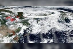  دود آتش‌سوزی‌ جنگلی سیبری با عبور از اقیانوس به کانادا رسید