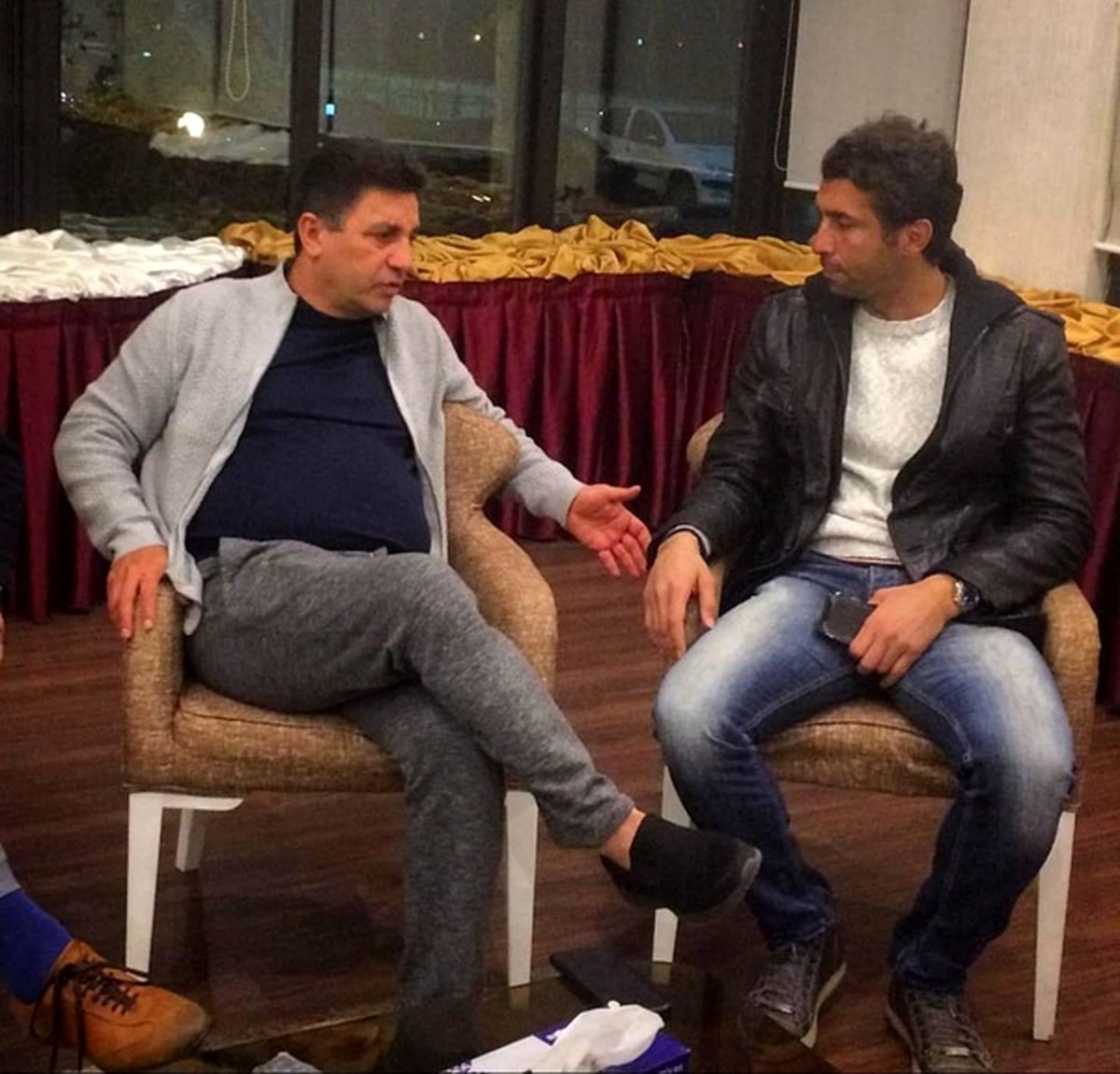 مدافع سابق سپاهان در کنار قلعه نویی