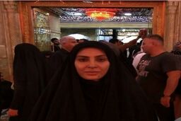 حدیثه تهرانی با حجاب عربی + عکس