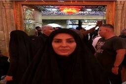 حدیثه تهرانی با حجاب عربی + عکس