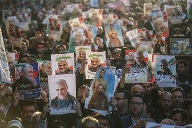 تشییع پیکر «حاج قاسم و ابومهدی» در اهواز