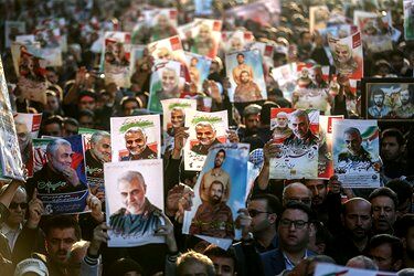 تشییع پیکر «حاج قاسم و ابومهدی» در اهواز