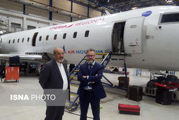 مذاکرات منطقه آزاد قشم و شرکت ایرنوستروم برای خرید هواپیما در اسپانیا