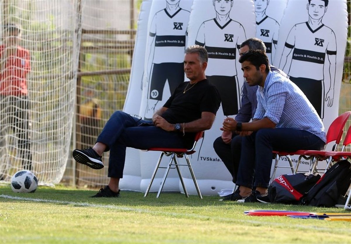 گزارش تمرین تیم ملی/ غیبت بسیاری از بازیکنان و حضور کیروش با لباس شخصی + تصاویر