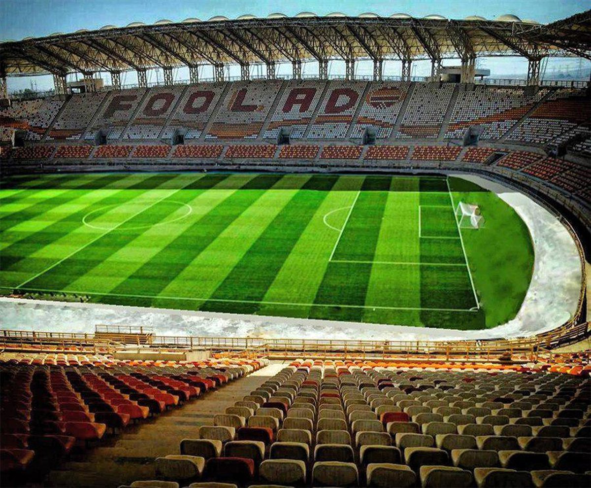 فولاد آره نا؛جدیدترین ورزشگاه فوتبال آماده آخرین بازی فصل