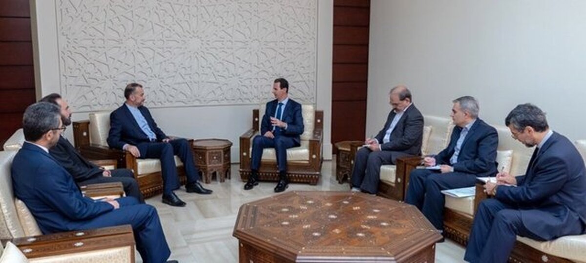 دیدار «امیرعبداللهیان» با «بشار اسد»