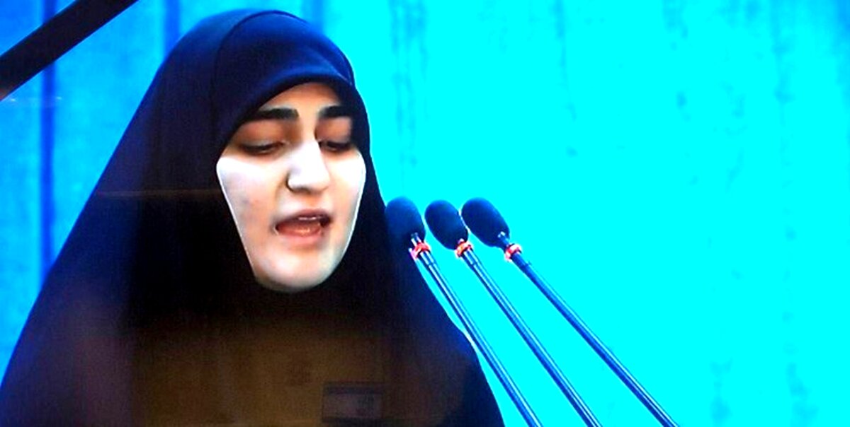 زینب سلیمانی دختر شهید قاسم سلیمانی: شاگردان مکتب خمینی و خامنه‌ای در کلاس درس جهاد و اخلاص سلیمانی تربیت شدند