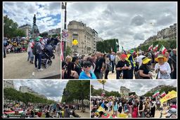 جزئیات تجمع منافقین در فرانسه؛ از شعار علیه «مریم رجوی» تا جمع‌آوری 100 نفر ایرانی در کل اروپا!